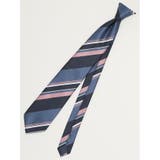 75紺 | エコウォッシャブル ストライプ柄 レギュラータイ 8.0cm幅 | TAKA-Q MEN