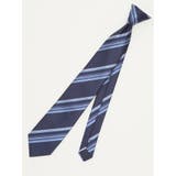 75紺 | エコウォッシャブル ストライプ柄 レギュラータイ 8.0cm幅 | TAKA-Q MEN