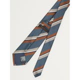 エコウォッシャブル ストライプ柄 レギュラータイ 8.0cm幅 | TAKA-Q MEN | 詳細画像2