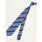 75紺 | エコウォッシャブル ストライプ柄 レギュラータイ 8.0cm幅 | TAKA-Q MEN
