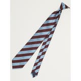 14ワイン | エコウォッシャブル ストライプ柄 レギュラータイ 8.0cm幅 | TAKA-Q MEN