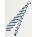 73サックス | エコウォッシャブル ストライプ柄 レギュラータイ 8.0cm幅 | TAKA-Q MEN