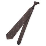 ウォッシャブル ドット柄 レギュラータイ 8.0cm幅 | TAKA-Q MEN | 詳細画像1 