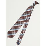 10赤 | エコウォッシャブル チェック柄 レギュラータイ 8.0cm幅 | TAKA-Q MEN