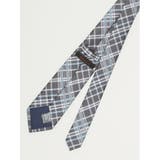 エコウォッシャブル チェック柄 レギュラータイ 8.0cm幅 | TAKA-Q MEN | 詳細画像2