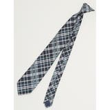 75紺 | エコウォッシャブル チェック柄 レギュラータイ 8.0cm幅 | TAKA-Q MEN