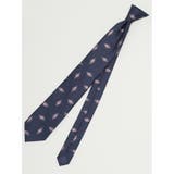 75紺 | エコウォッシャブル 小紋柄 レギュラータイ 8.0cm幅 | TAKA-Q MEN