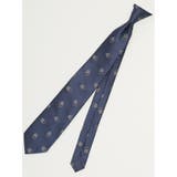 75紺 | エコウォッシャブル 小紋柄 レギュラータイ 8.0cm幅 | TAKA-Q MEN
