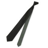 05黒 | シルクサテン リバーシブル ナロータイ 7.5cm幅 黒×カーキ | TAKA-Q MEN