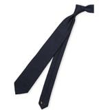 75紺 | 日本製シルク ペイズリーソリッド レギュラータイ 8.0cm幅 | TAKA-Q MEN