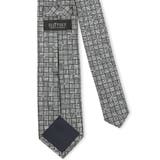 日本製シルク ジオメトリック&ドット柄 レギュラータイ 8.0cm幅 | TAKA-Q MEN | 詳細画像2 