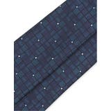 日本製シルク ジオメトリック&ドット柄 レギュラータイ 8.0cm幅 | TAKA-Q MEN | 詳細画像5 