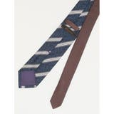 シルクストライプ柄 クレリックナロータイ 7.0cm幅 | TAKA-Q MEN | 詳細画像4