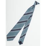 71ターコイズ | 日本製 シルクストライプ柄 レギュラータイ 8.0cm幅 | TAKA-Q MEN