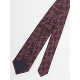 日本製 シルク幾何学柄 レギュラータイ 8.0cm幅 | TAKA-Q MEN | 詳細画像3
