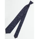 75紺 | 日本製 シルクペイズリー柄 レギュラータイ 8.0cm幅 | TAKA-Q MEN