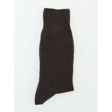 30茶 | ストレッチ抗菌防臭 斜め柄クルーソックス | TAKA-Q MEN
