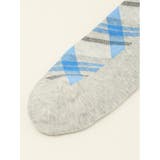 抗菌防臭 ダイヤチェック柄クルーソックス | TAKA-Q MEN | 詳細画像3 