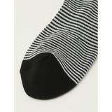 ストレッチ抗菌防臭 ピンボーダー 底パイル アンクルソックス | TAKA-Q MEN | 詳細画像3 