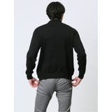 クロス編み スタンドハーフZIP ニット | TAKA-Q MEN | 詳細画像13 