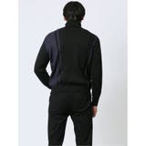 編地切替配色 タートルネックニット | TAKA-Q MEN | 詳細画像15 