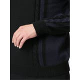 編地切替配色 タートルネックニット | TAKA-Q MEN | 詳細画像22 