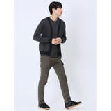 幾何学柄 Vネック ニットカーディガン | TAKA-Q MEN | 詳細画像11 