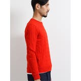 ビエラヤーン ケーブル編みクルーネックニット | TAKA-Q MEN | 詳細画像5