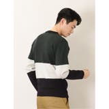 ストレッチウォッシャブル ふわもち衿配色 クルーニット | TAKA-Q MEN | 詳細画像13 