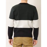 ストレッチウォッシャブル ふわもち衿配色 クルーニット | TAKA-Q MEN | 詳細画像17 