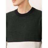 ストレッチウォッシャブル ふわもち衿配色 クルーニット | TAKA-Q MEN | 詳細画像18 