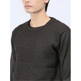 ストレッチウォッシャブル ふわもち編地MIX クルーニット | TAKA-Q MEN | 詳細画像20 