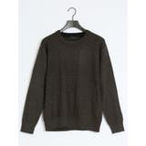 ストレッチウォッシャブル ふわもち編地MIX クルーニット | TAKA-Q MEN | 詳細画像23 