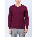 ストレッチウォッシャブル ふわもち編地MIX クルーニット | TAKA-Q MEN | 詳細画像29 