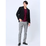 ストレッチウォッシャブル ふわもち編地MIX クルーニット | TAKA-Q MEN | 詳細画像34 