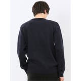 ウォッシャブル ストレッチ 編地切替 クルーニット | TAKA-Q MEN | 詳細画像3 