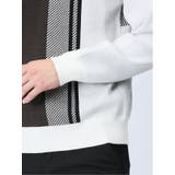 ストレッチウォッシャブル ふわもち配色チェック柄 クルーニット | TAKA-Q MEN | 詳細画像20 