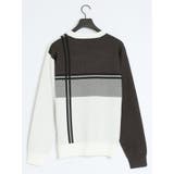 ストレッチウォッシャブル ふわもち配色チェック柄 クルーニット | TAKA-Q MEN | 詳細画像23 