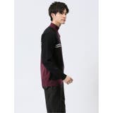 ふわもち 配色 モックネックニット | TAKA-Q MEN | 詳細画像16 