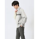 ふわもち 配色 モックネックニット | TAKA-Q MEN | 詳細画像2 