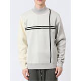 ふわもち 配色 モックネックニット | TAKA-Q MEN | 詳細画像6 