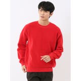 10赤 | ハンドウォッシャブル ストレッチ シェニールヤーン クルーニット | TAKA-Q MEN