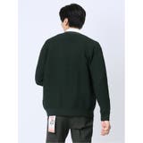 エステルヘリンボン Vネック ニットカーディガン | TAKA-Q MEN | 詳細画像22 
