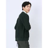 エステルヘリンボン Vネック ニットカーディガン | TAKA-Q MEN | 詳細画像23 