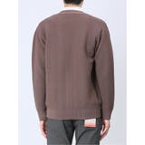 エステルヘリンボン Vネック ニットカーディガン | TAKA-Q MEN | 詳細画像7 