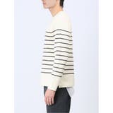 クロスストレッチ ボーダー クルーニット | TAKA-Q MEN | 詳細画像6 