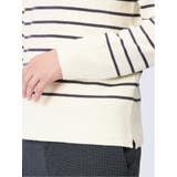 クロスストレッチ ボーダー クルーニット | TAKA-Q MEN | 詳細画像9 