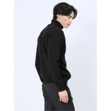 クロスストレッチ 配色切替 タートルニット | TAKA-Q MEN | 詳細画像4 