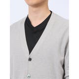 クロスストレッチ Vネック ニットカーディガン | TAKA-Q MEN | 詳細画像9 