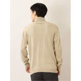 ウォッシャブル ジャガード タートルネックニット | TAKA-Q MEN | 詳細画像3